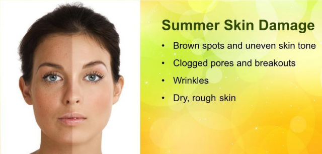 Summer Skin Damage Details